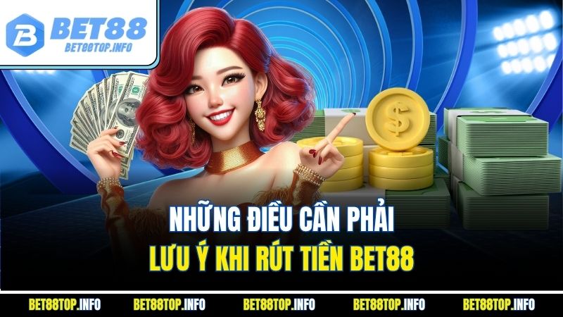 Rút Tiền Bet88 Hướng Dẫn Chi Tiết Để Giao Dịch Nhanh Chóng 4 Những điều cần phải lưu ý khi rút tiền Bet88